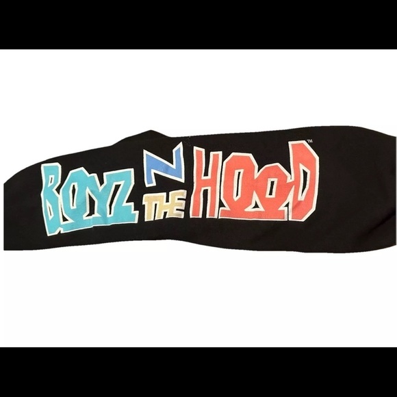 Boyz n The Hood Ice Cube Men's Black Hoodie Sweatshirt Sz Medium - Picture 3 of 6